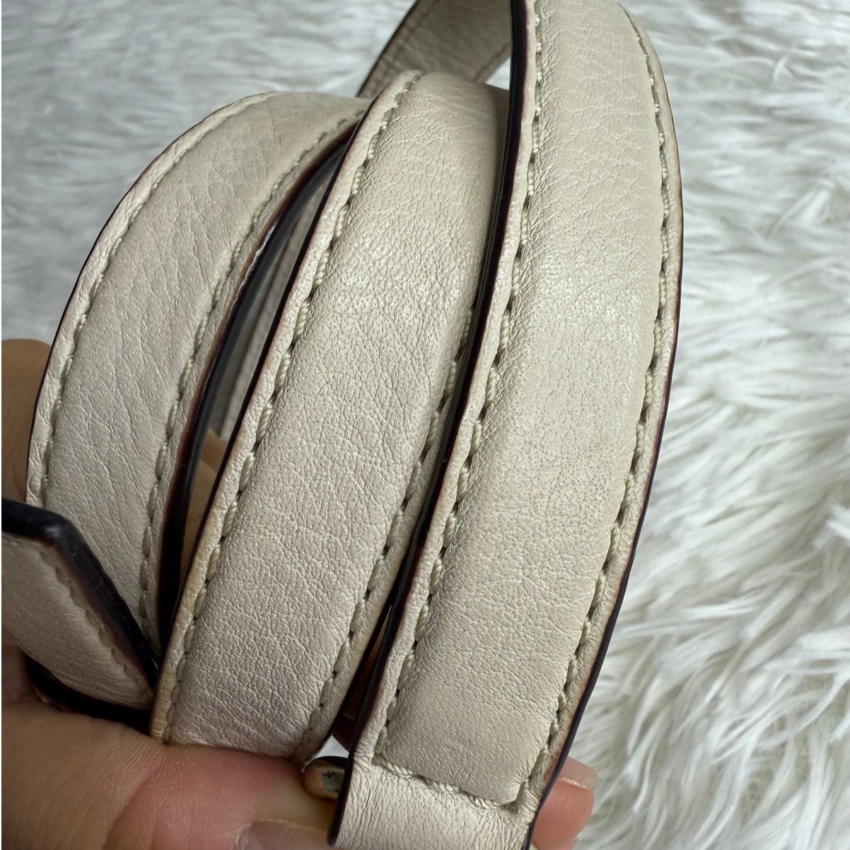 Cream Gold Replacement Crossbody Strap