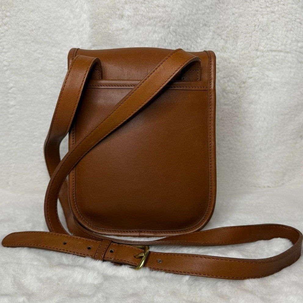 Vintage Coach Project Bag Small SidePack 9978 British Tan Crossbody