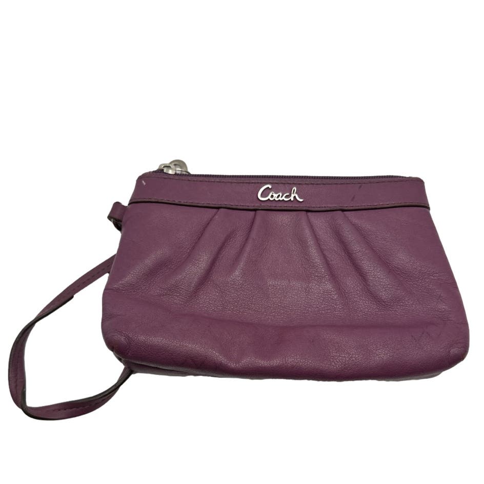 COACH Purple Wristlet