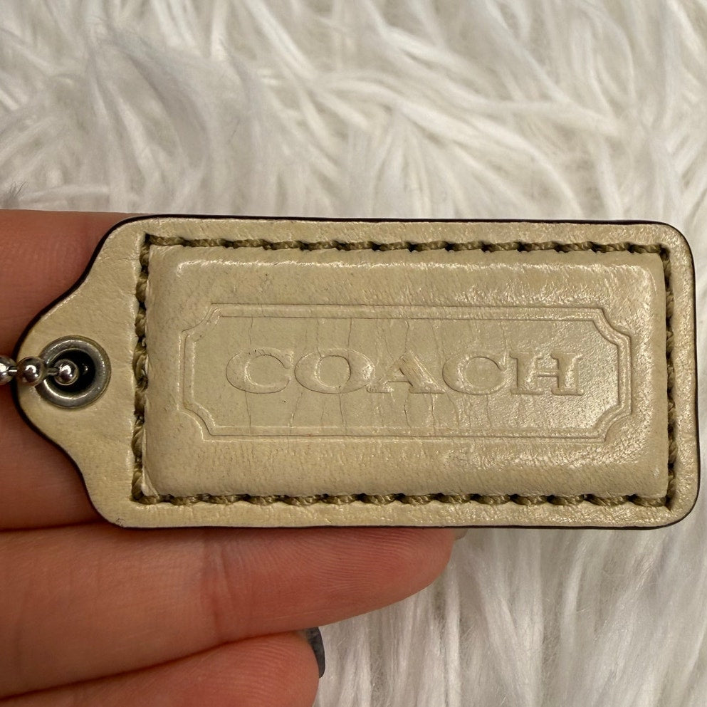 2” COACH Fob Bag Charm Hang tag Hangtag