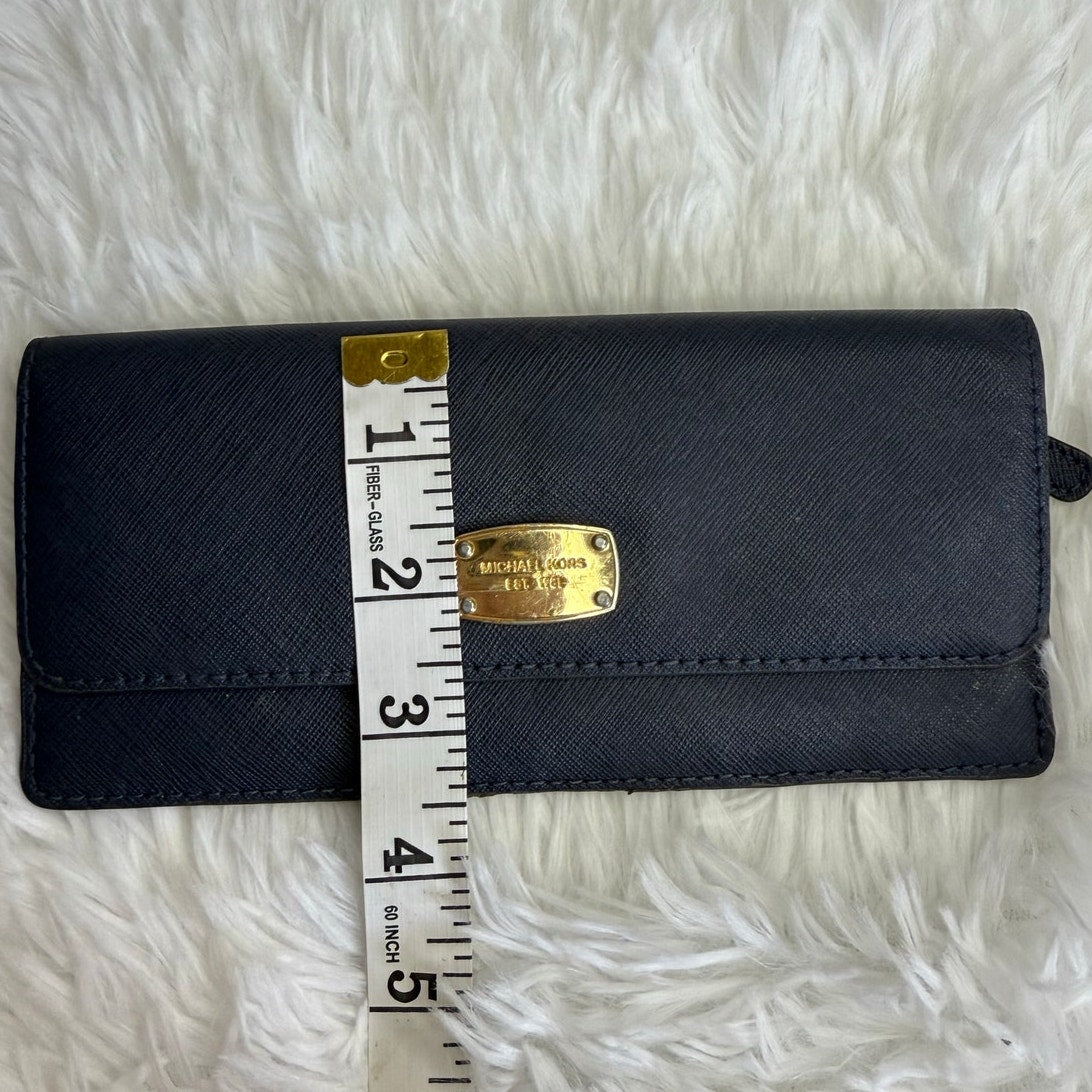 Michael Kors Blue Slim Wallet