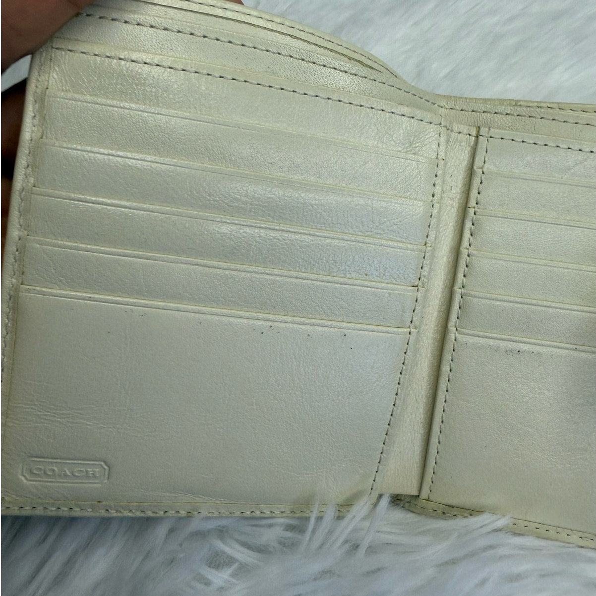 Vintage COACH y2k Lime Wallet