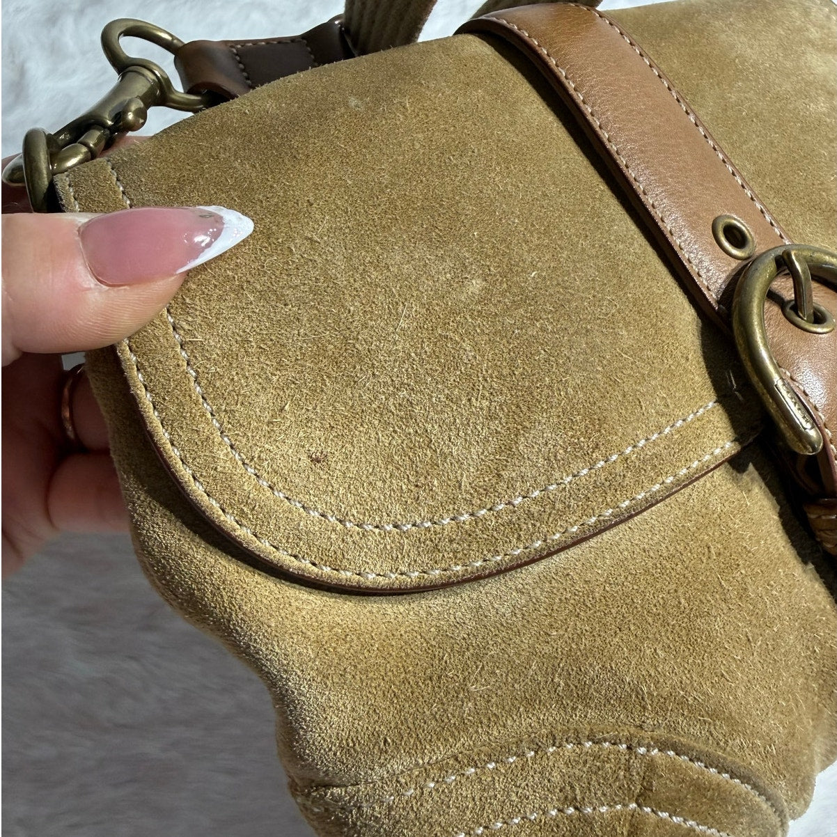 y2k COACH Vintage Soho Flap 4743 Shoulder Bag Crossbody