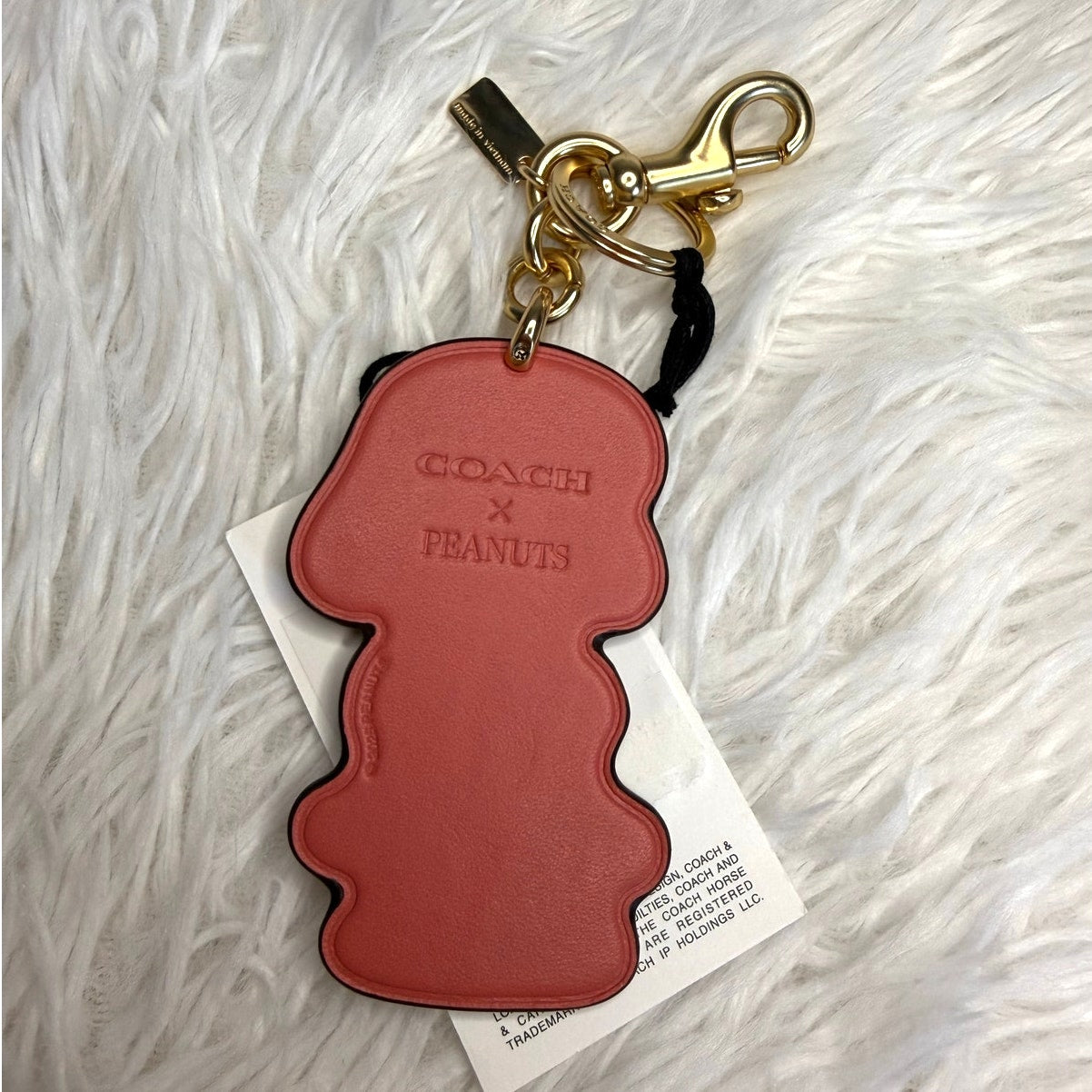 NWT COACH X Peanuts Lucy Bag Charm