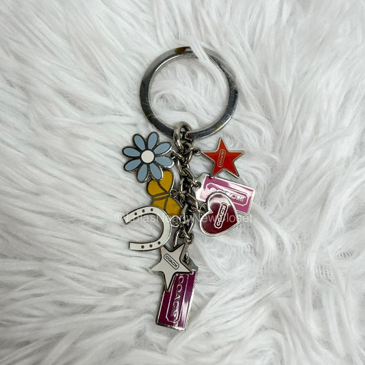 y2k Coach Multi-Charm Daisy Bag Charms