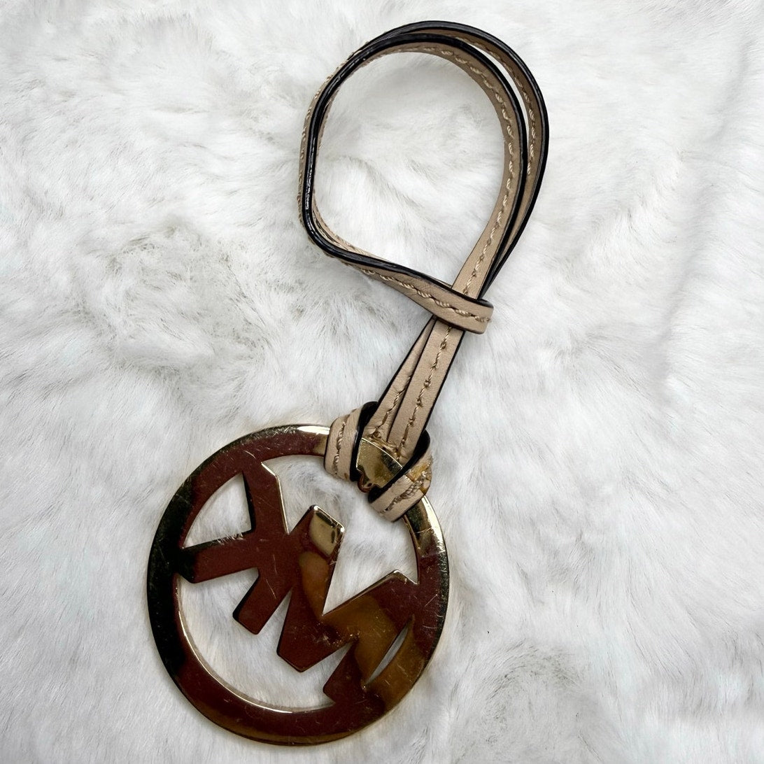 Michael Kors Cream Gold key fob bag charm