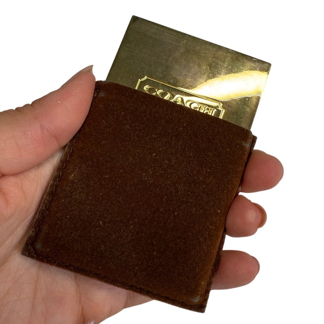 Vintage COACH y2k Pocket Purse Mirror