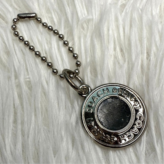 1" Coach Metal Circle Replacement Hangtag Hang Tag Bag Charm