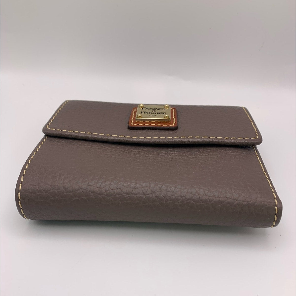 DOONEY & BOURKE Gray Pebbled Leather Wallet