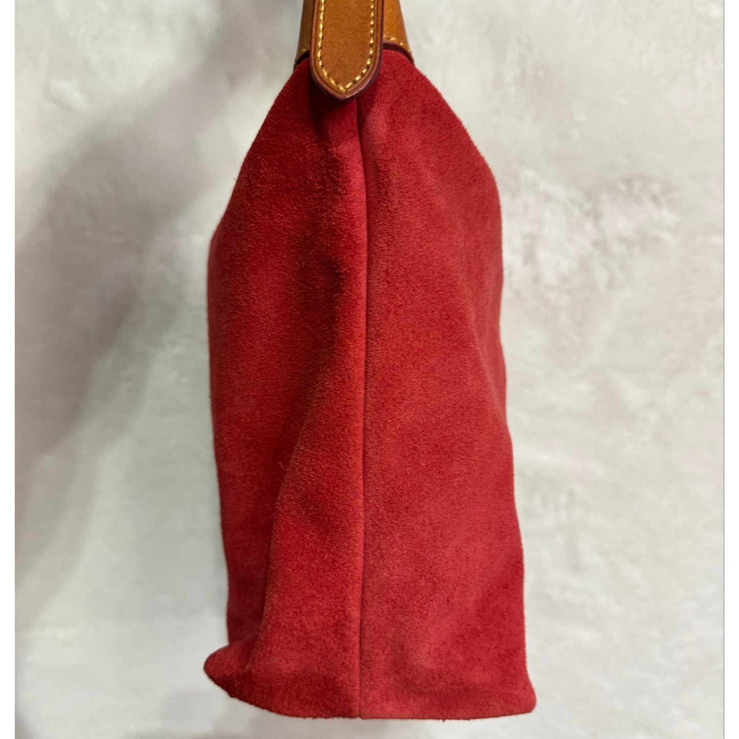 NWOT DOONEY & BOURKE Wine Red Suede Hobo Shoulder bag