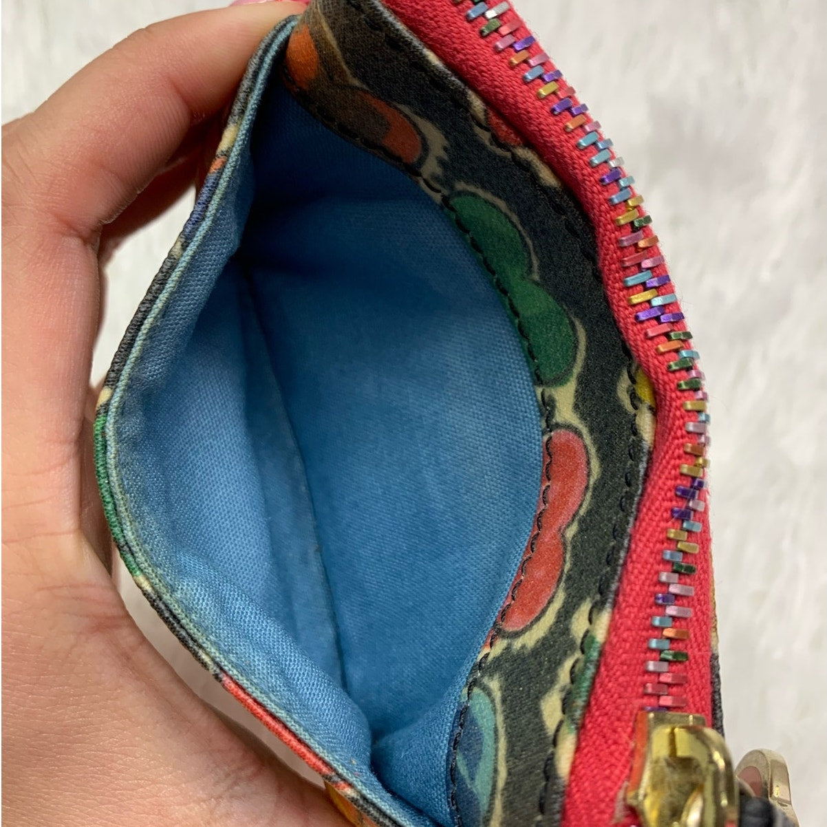 y2k DOONEY & BOURKE Rainbow Coin Purse