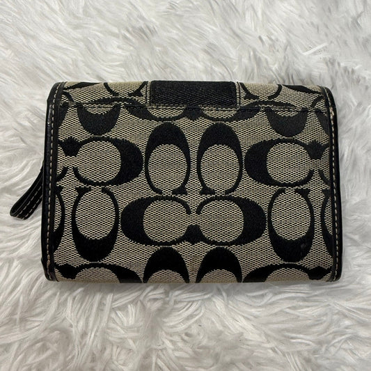 Coach Black Signature Wallet