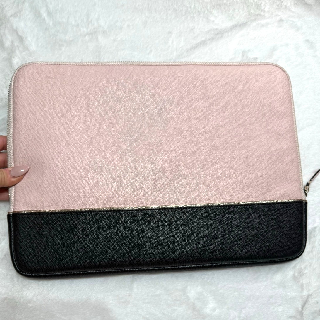 Kate Spade New York Pink Black Laptop Sleeve Case