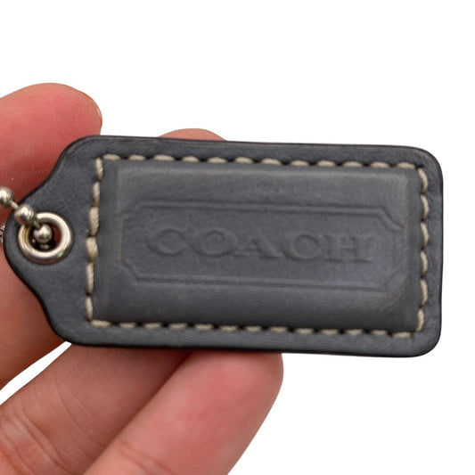 1.5" COACH Fob Bag Charm Hang tag Hangtag
