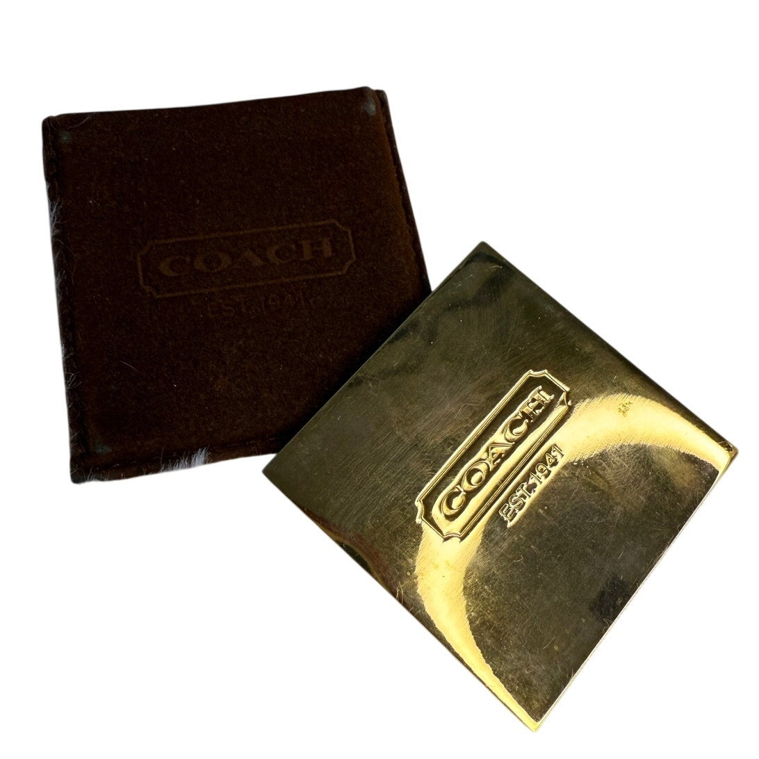 Vintage COACH y2k Pocket Purse Mirror
