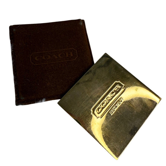Vintage COACH y2k Pocket Purse Mirror