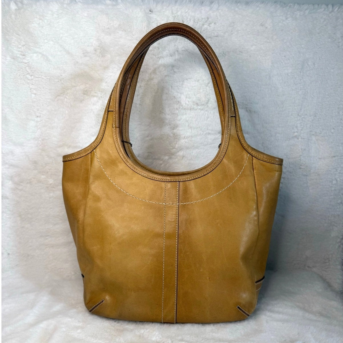 y2k Coach Legacy Tan Ergo Hobo Shoulder Bag