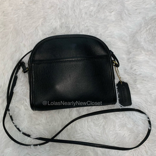 Vintage Coach Black Abbie Crossbody Bag 9017
