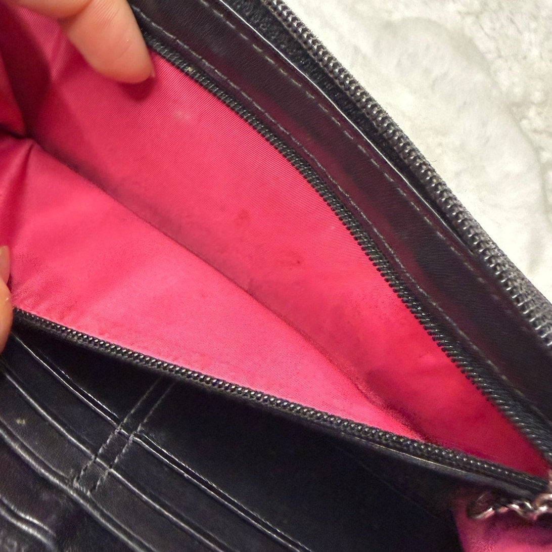 Coach Black Wristlet Wallet
