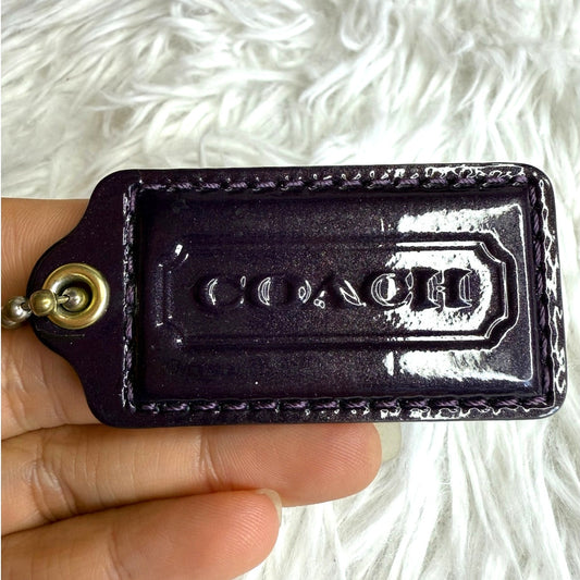 2" COACH  Fob Bag Charm Hang tag Hangtag
