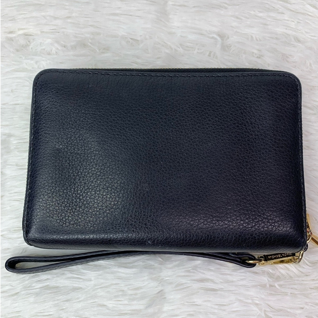 Michael Kors Black Double Zipper Wallet Wristlet