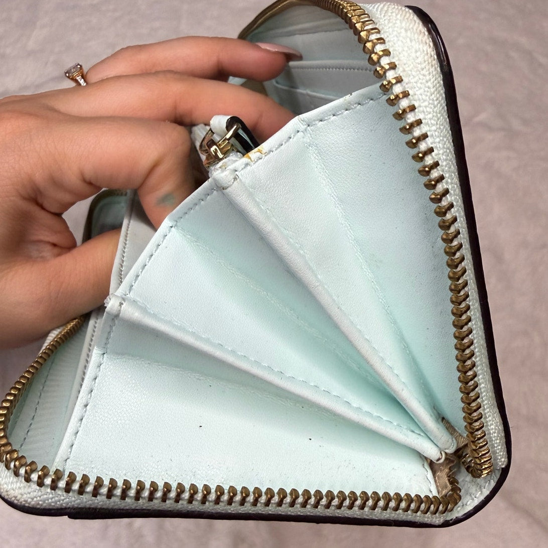 KATE SPADE New York Mint Green Zip Around Wallet