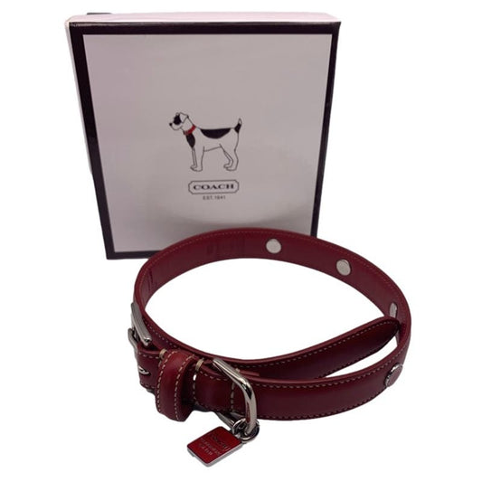 NIB COACH Charm Dog Collar Size "M"