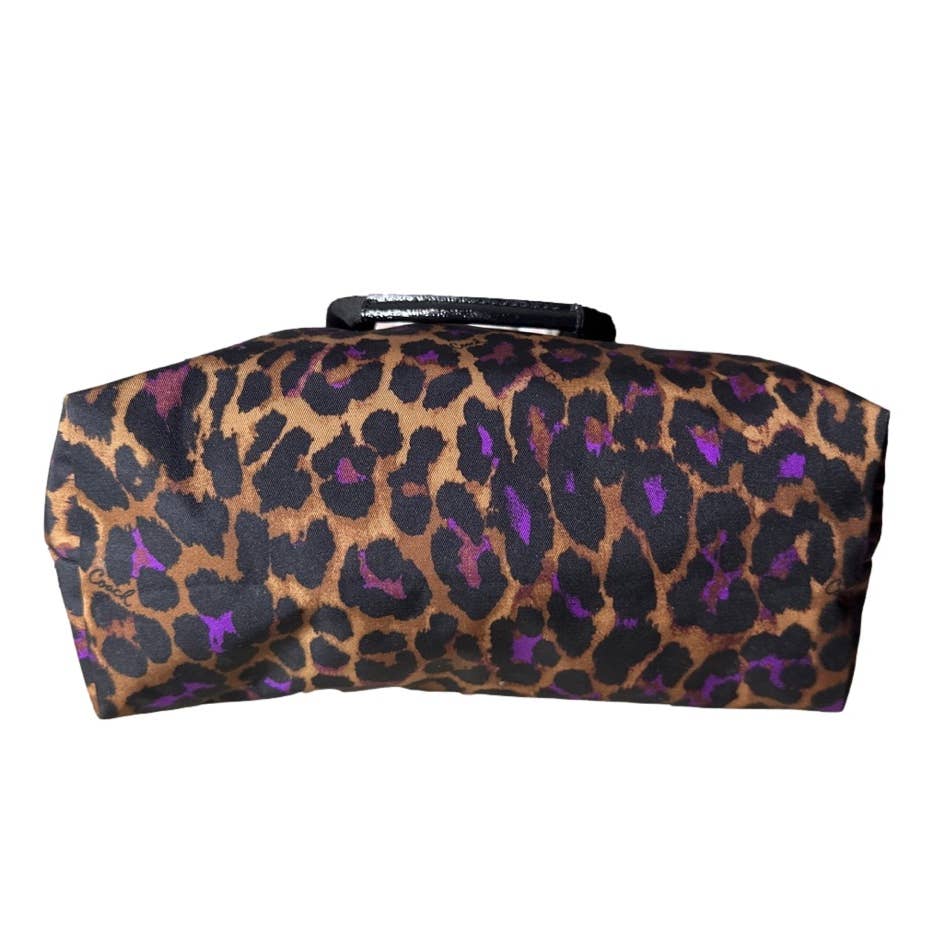 COACH Cheetah Small Nylon Tote Shoulder Bag
