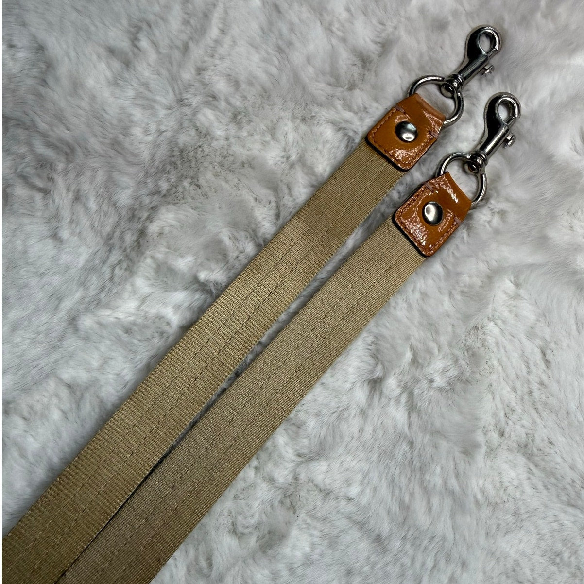 Coach Poppy Cream Gray Replacement Strap