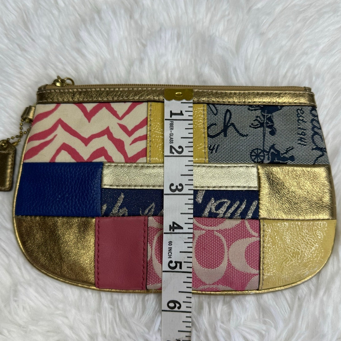 COACH Patchwork Large Wristlet