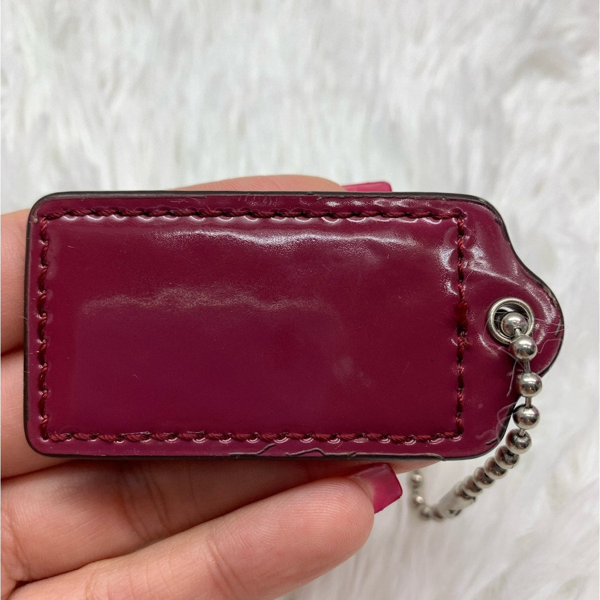 COACH Burgundy Replacement Hang Tag Bag