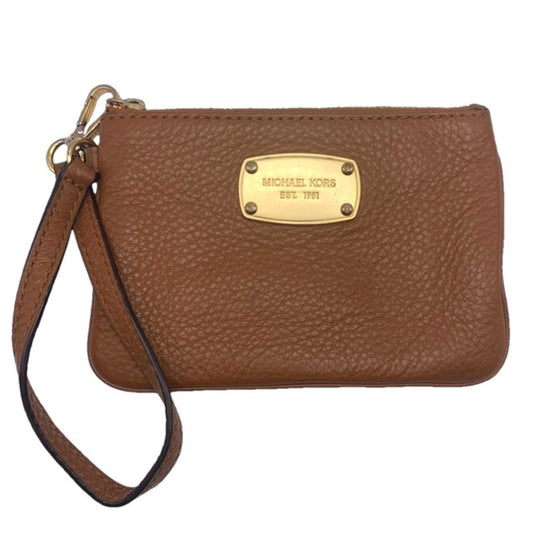 Michael Kors Brown Wristlet