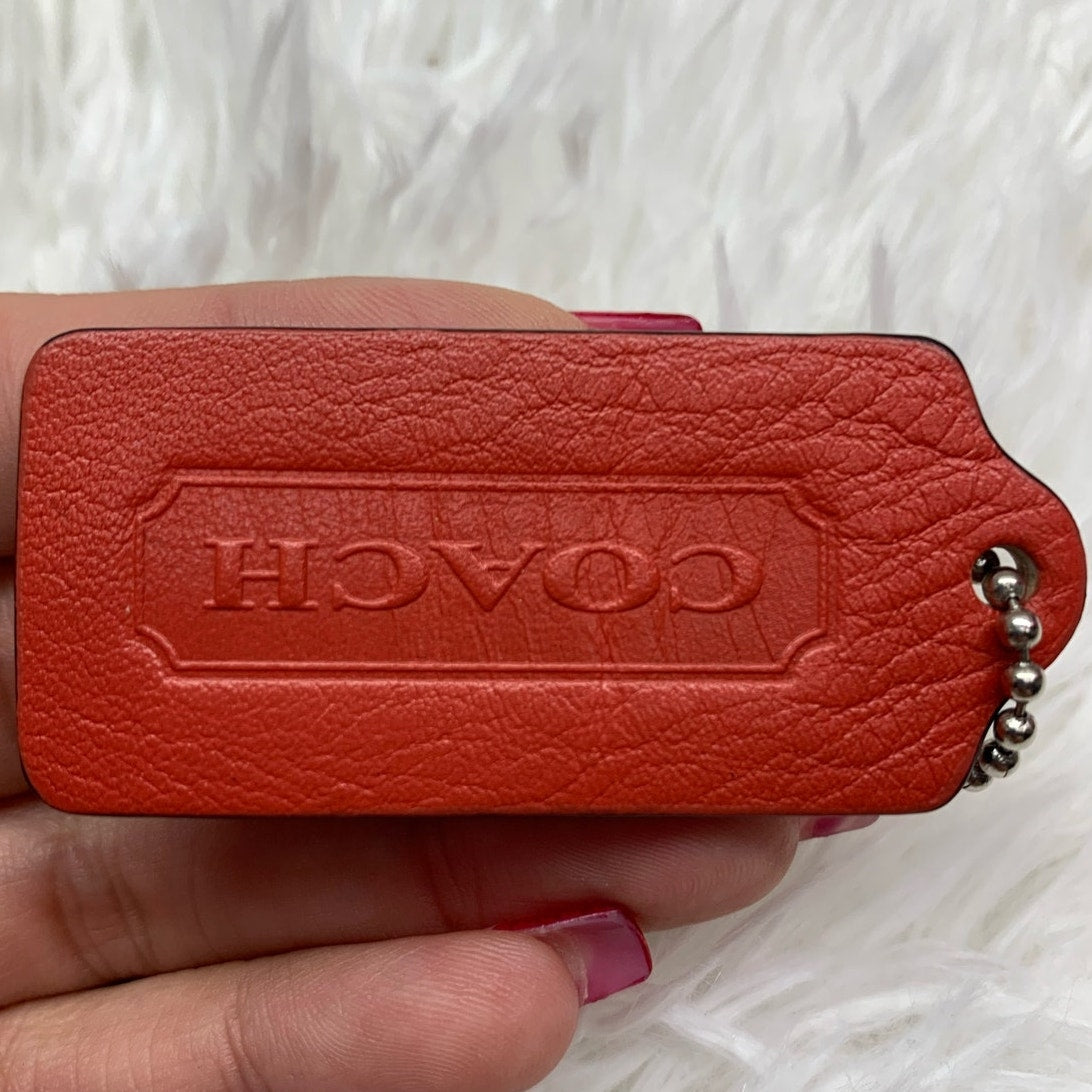 2" COACH Legacy Fob Bag Charm Hang tag Hangtag