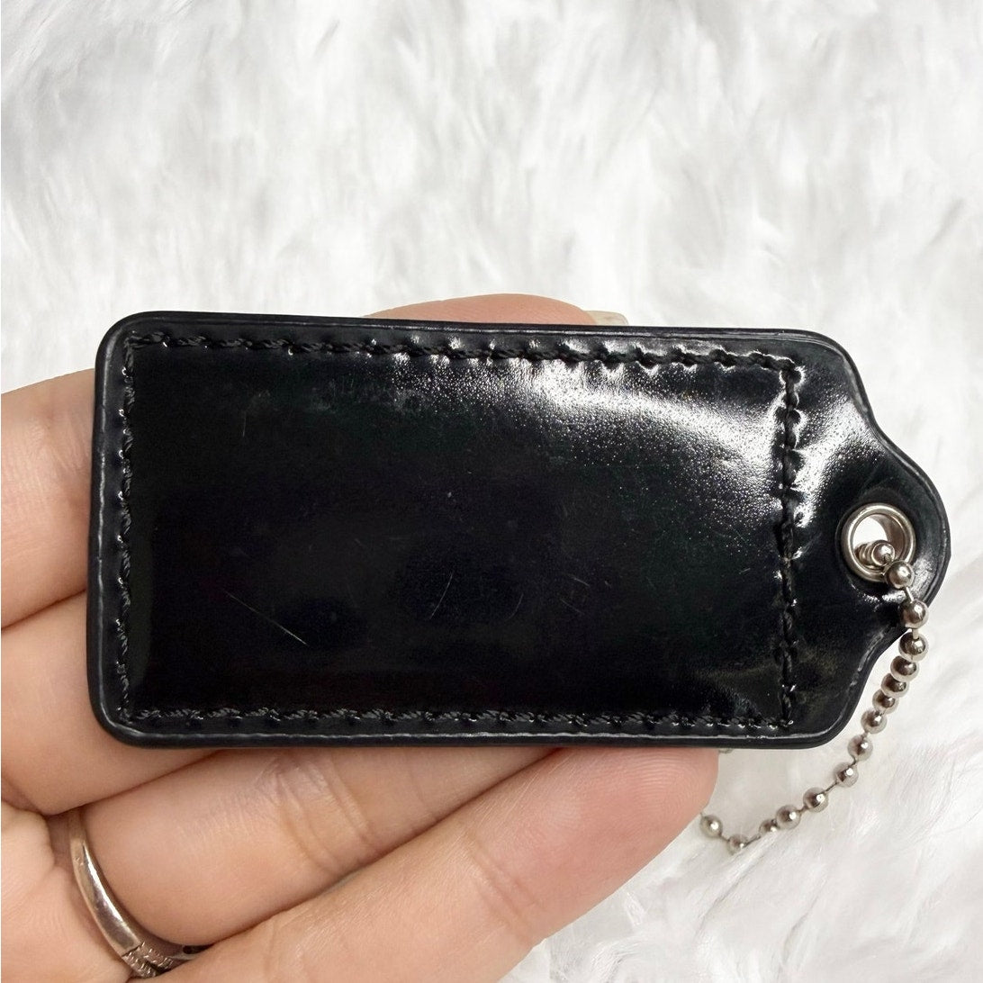 2” COACH Fob Bag Charm Hang tag Hangtag