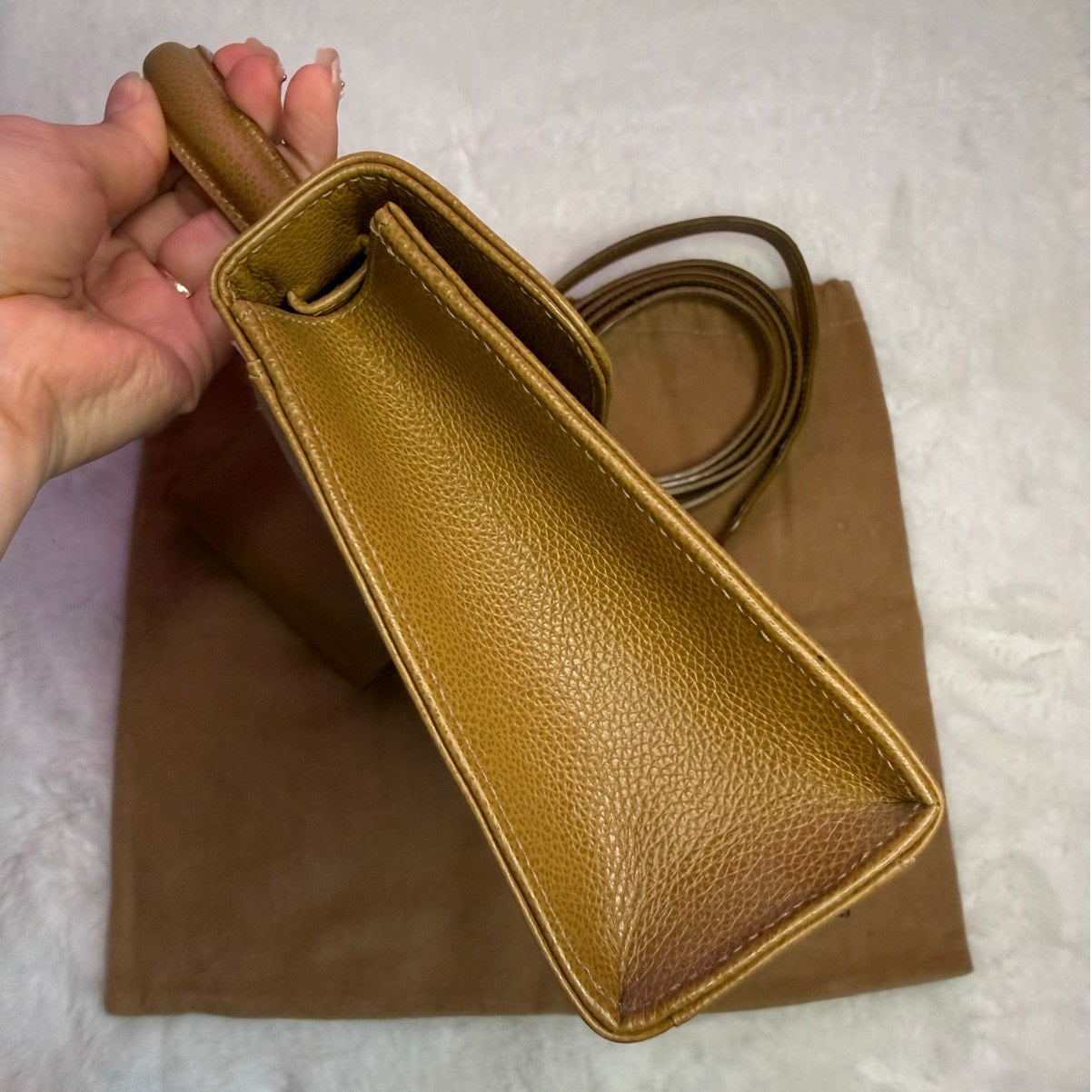 Vintage Coach Gracie Citron 4413 Italy 1996 Top Handle Crossbody with Wallet