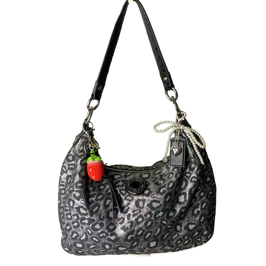 y2k COACH Ocelet Leapard Shoulder Hobo Bag Purse