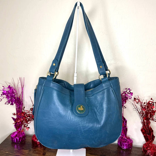 ISAAC MIZRAHI Blue Shoulder bag