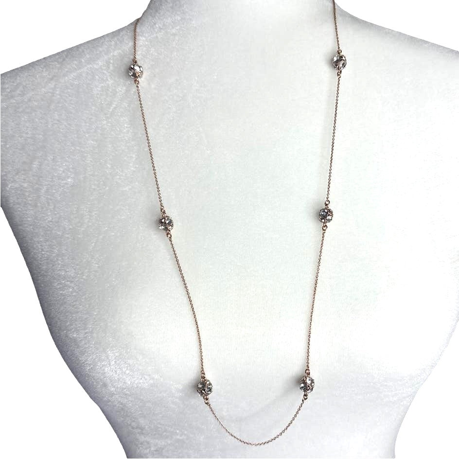 KATE SPADE New York Gold Rose Patin Rise  Shine Necklace