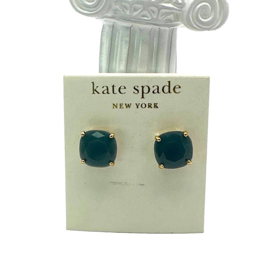 Kate Spade Small Square Stud Blue Earrings