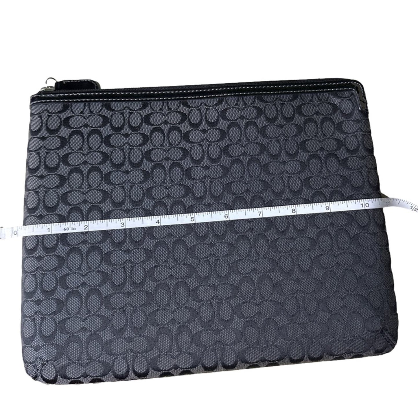 COACH Signature Black Canvas Tablet / ipad Case