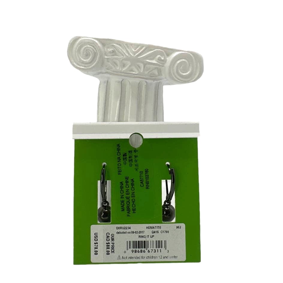 KATE SPADE New York RING IT UP Levelback Earrings Swarovski Crystals