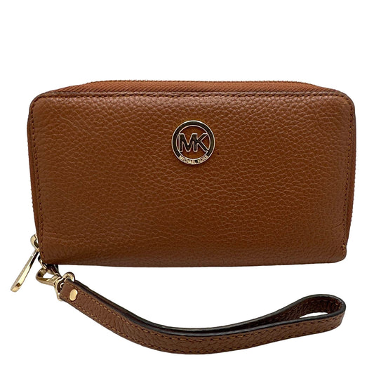 MICHAEL KORS Brown Wallet with Phone Holder