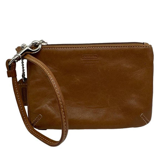 COACH Brown Wristlet