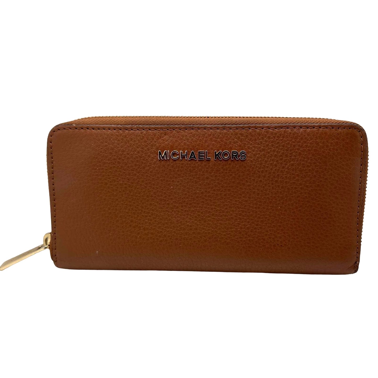 MICHAEL KORS Brown Zip Around Wallet