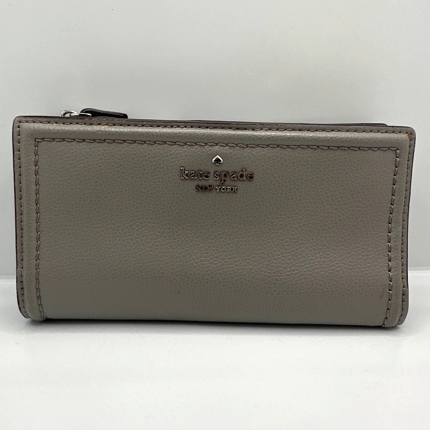 KATE SPADE New York Gray Spencer Slim Wallet