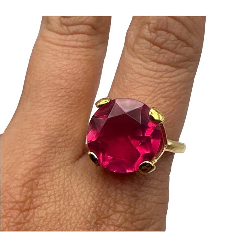 KATE SPADE New York Ruby Cocktail Ring Size 8