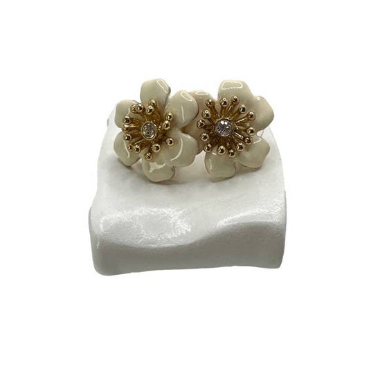 KATE SPADE New York Rhinestone Flower Stud Post Earrings