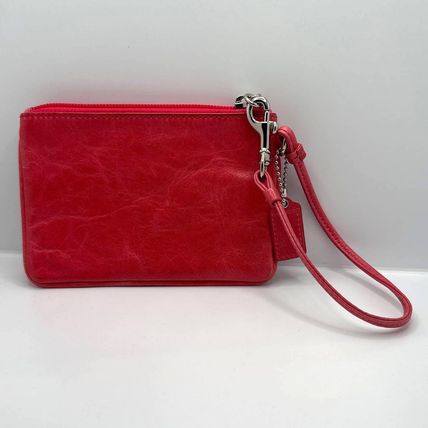 COACH Poppy Fuchsia / Barbiecore Pink Wristlet