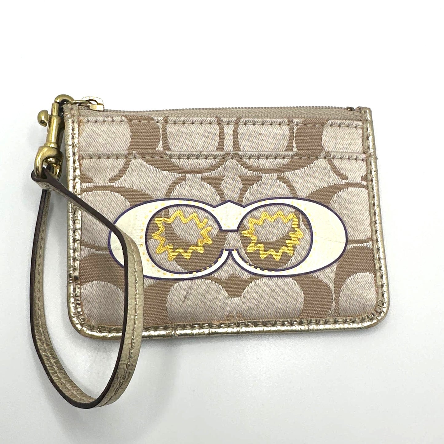 COACH Signature Canvas Coin purse / ID holder / Cardholder