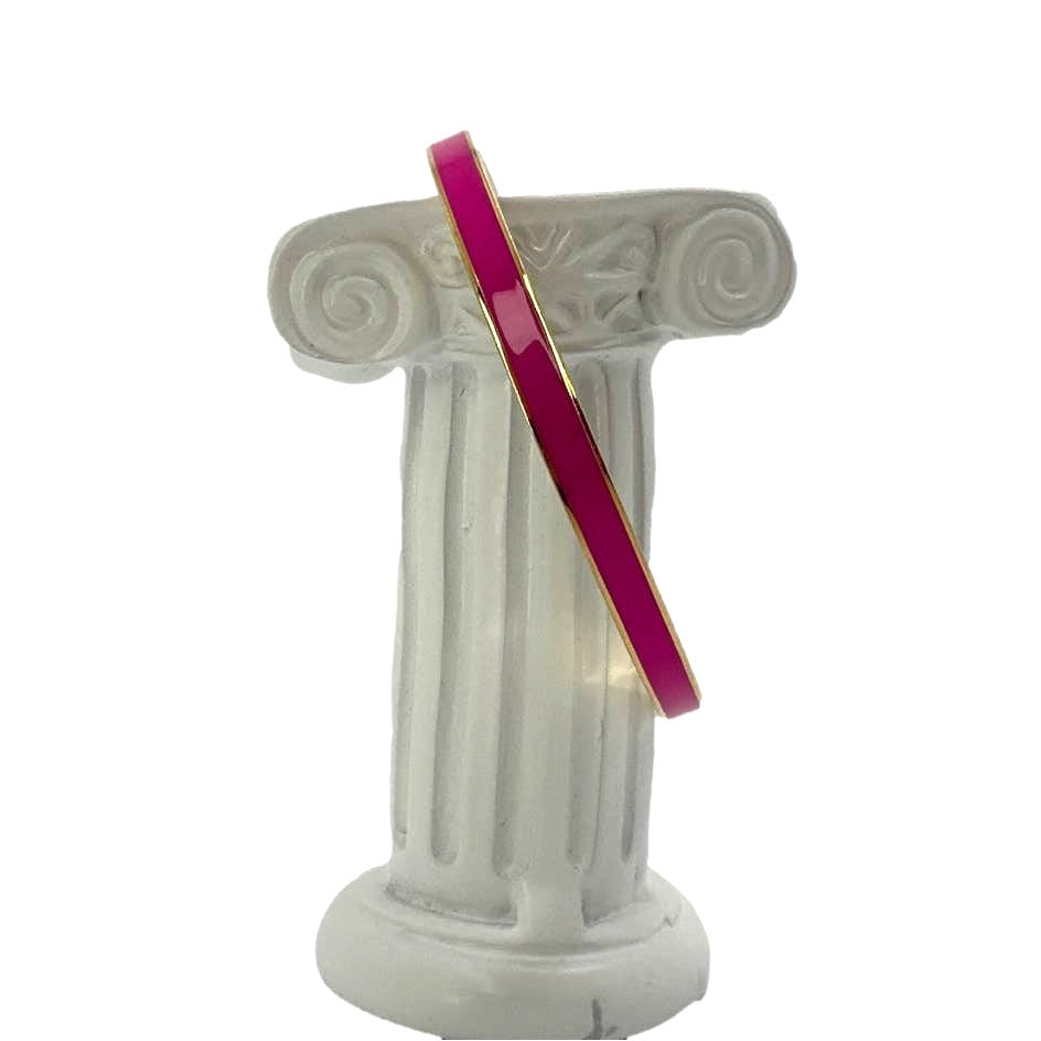 KATE SPADE New York RISE ABOVE Idiom Pink Enamel Bangle Bracelet